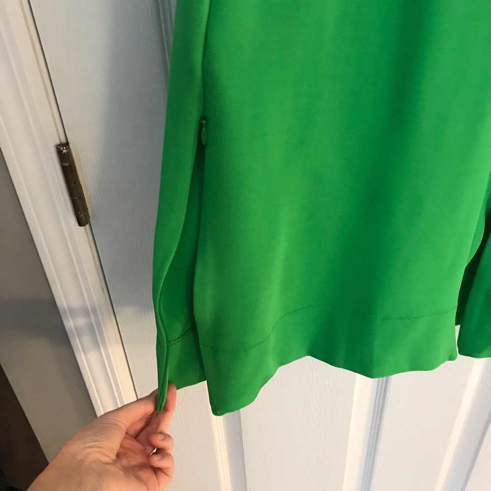 Diane Von Furstenberg Green Cap Sleeve Dress - Picture 8 of 10